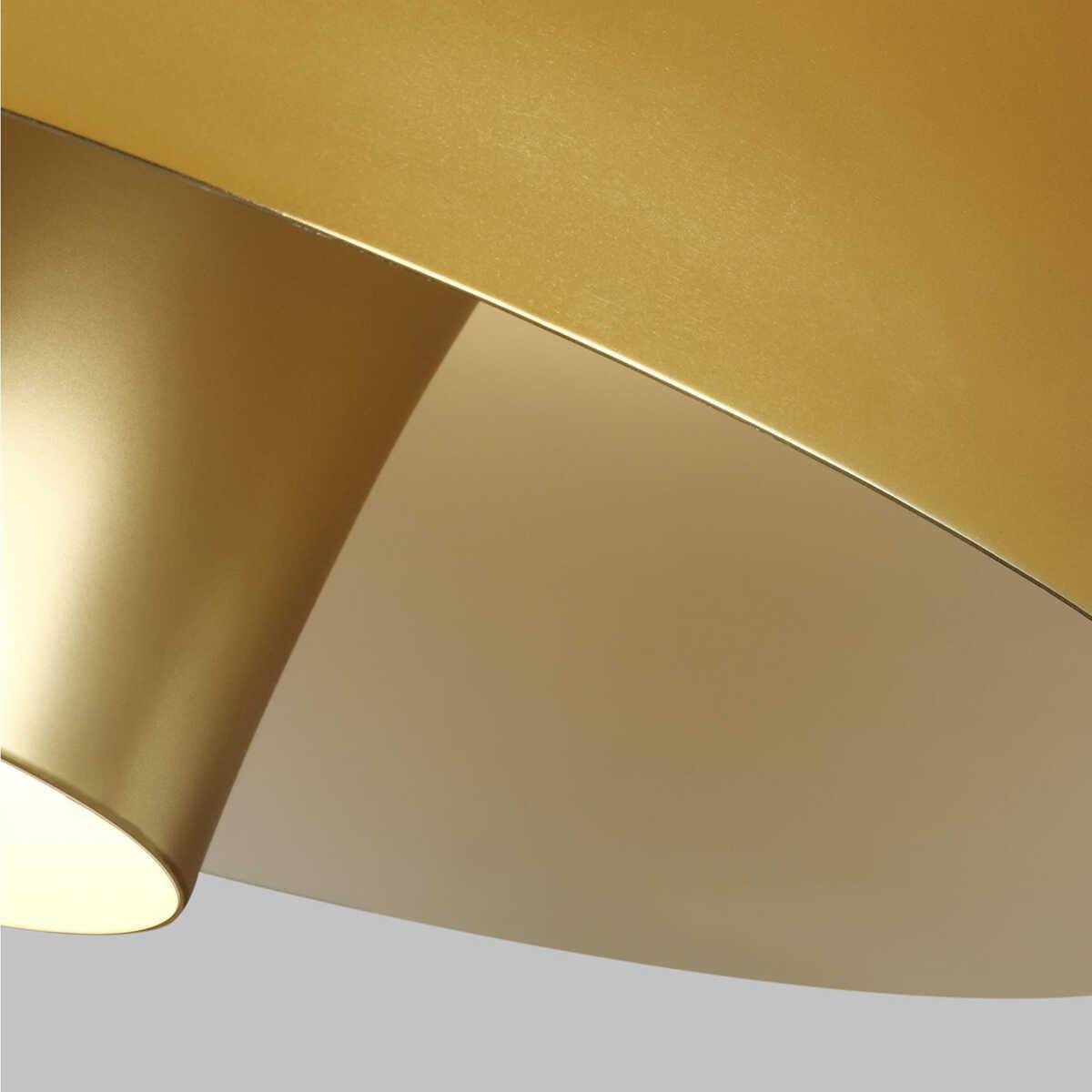 Feiss Brisbin 1 Light Burnished Brass Ceiling Pendant-Ceiling Pendant Lights-Elstead Lighting-6-Tiffany Lighting Direct