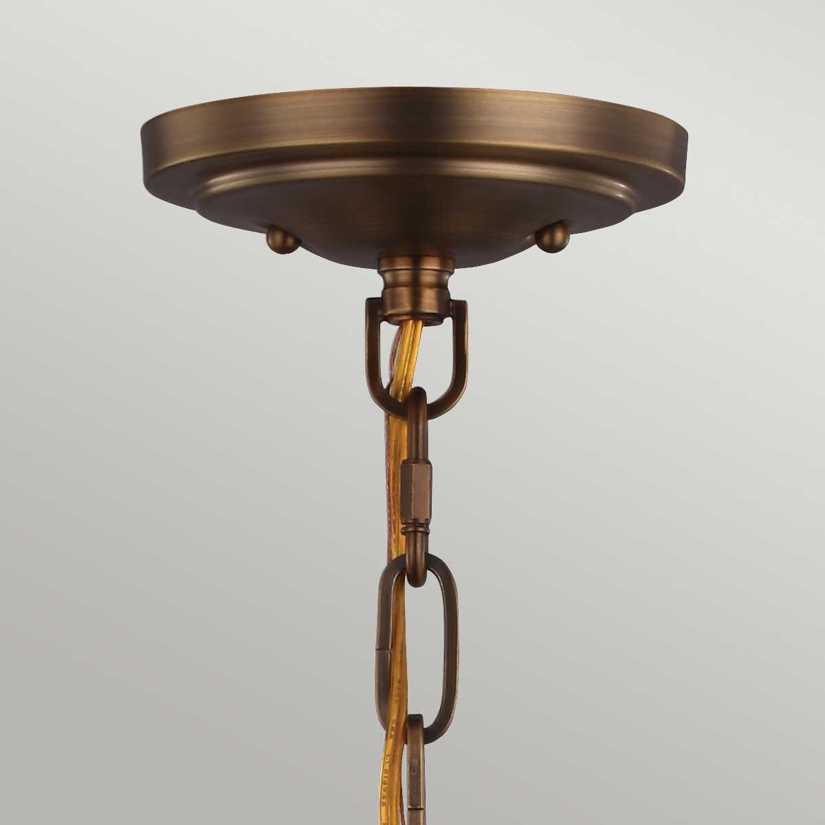 Feiss Cadence Mini Antigue Bronze Pendant Ceiling Light-Ceiling Pendant Lights-Elstead Lighting-5-Tiffany Lighting Direct