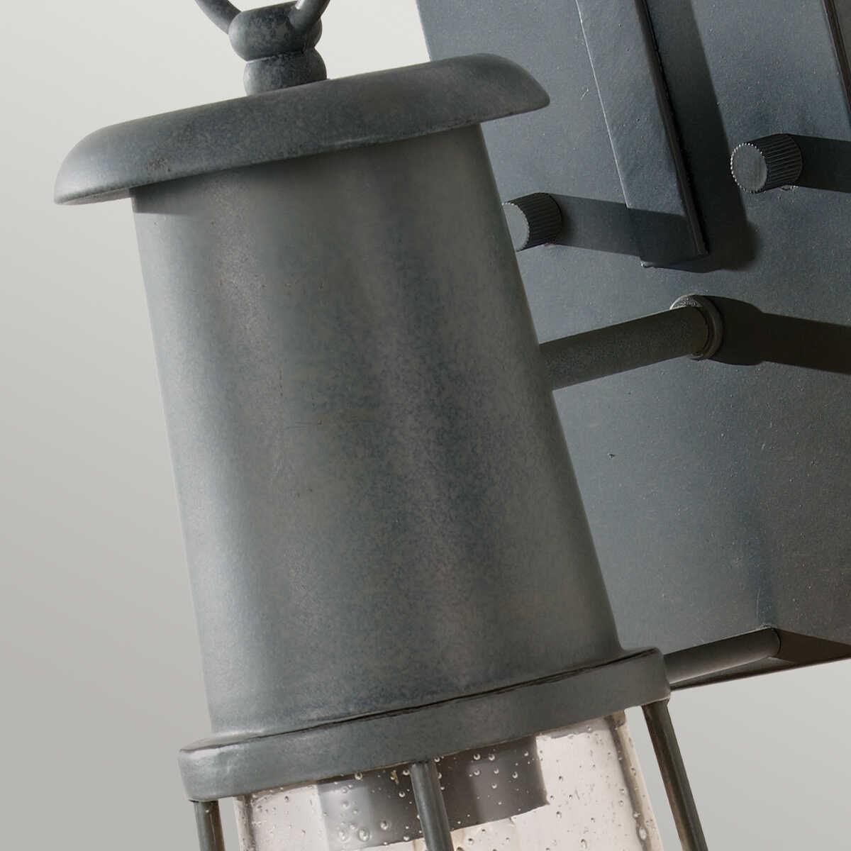 feiss chelsea harbour 1 light outdoor wall lantern Close Up LED Bulb