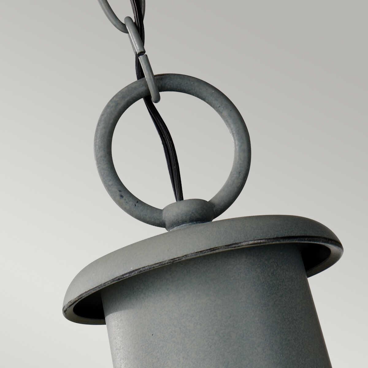 elstead chelsea harbour storm cloud finish outdoor pendant lantern Living Room Close Up