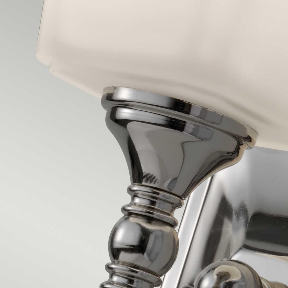 feiss concord polished chrome finish bathroom wall light Close Up