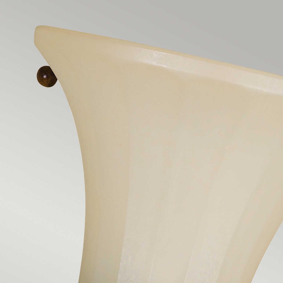 feiss drawing room 1 light small walnut wall uplighter Close Up LED Bulb