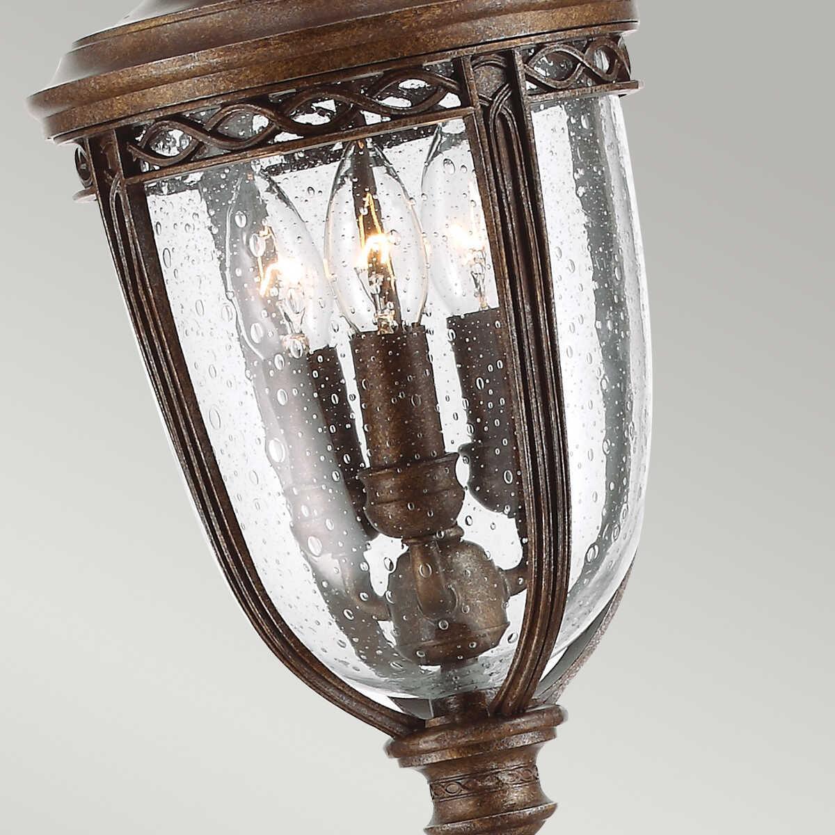 elstead english bridle british bronze finish medium outdoor bollard lantern Living Room Close Up