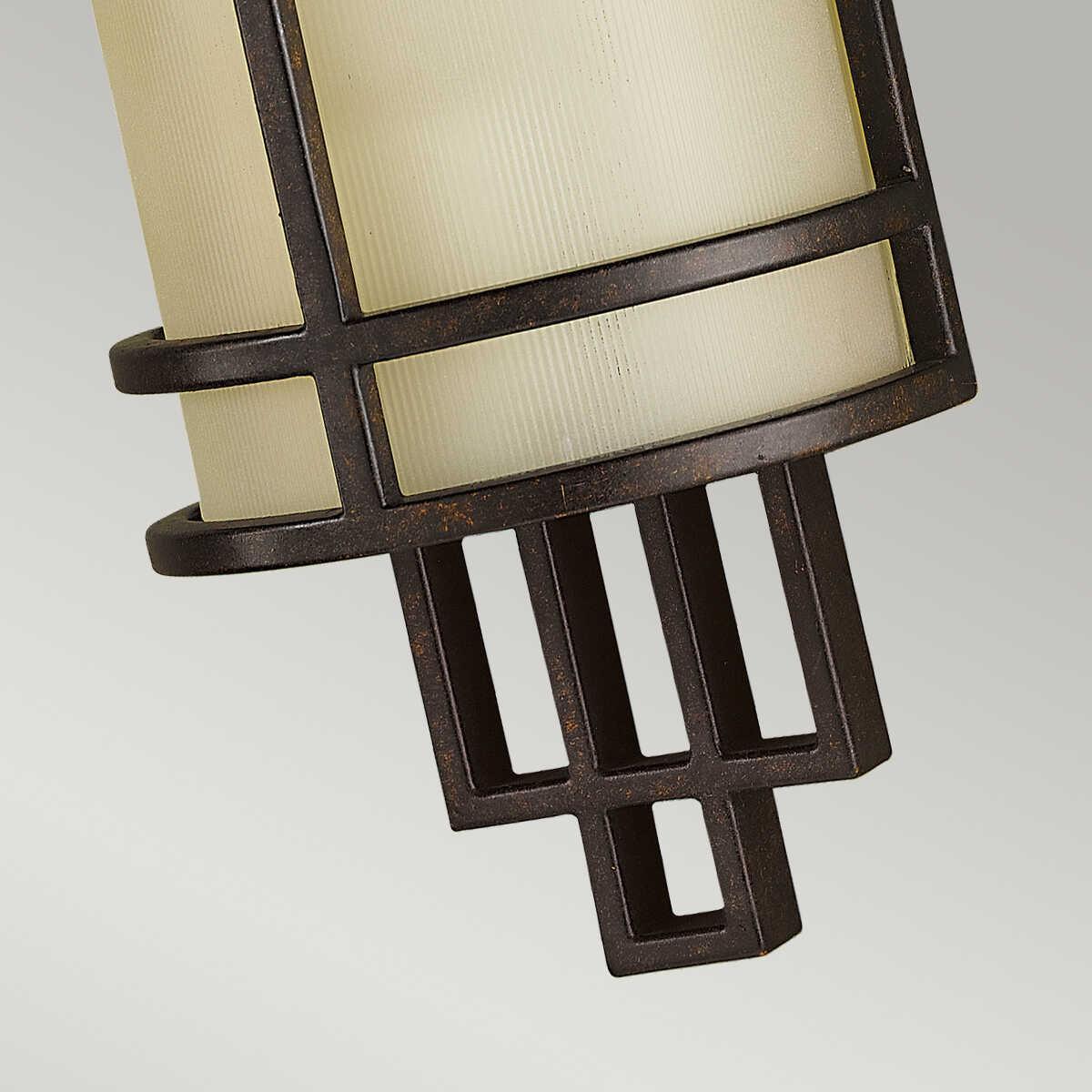 Feiss Fusion 1 Light Grecian Bronze Wall Light FE-FUSION6,Elstead Lighting, hallway lighting close up