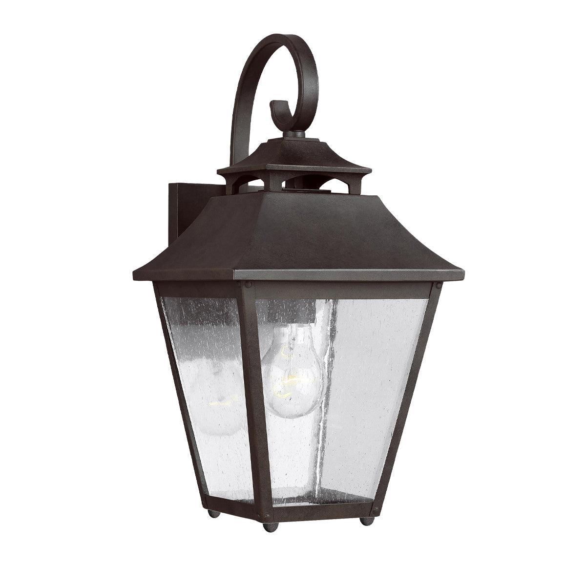 feiss galena 1 light medium outdoor wall lantern