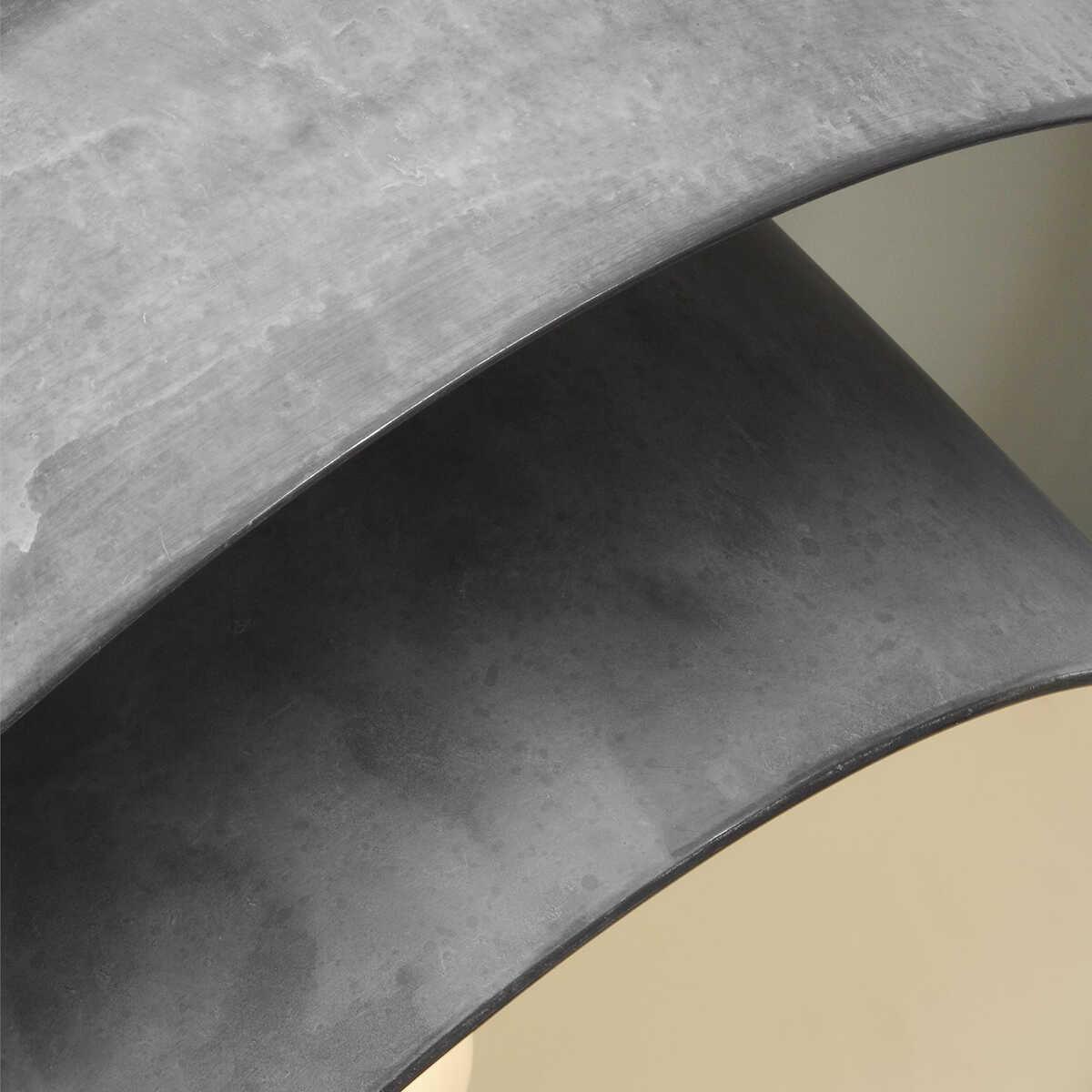 Feiss Haymarket 1 Light Galvanized Ceiling Pendant-Ceiling Pendant Lights-Elstead Lighting-2-Tiffany Lighting Direct