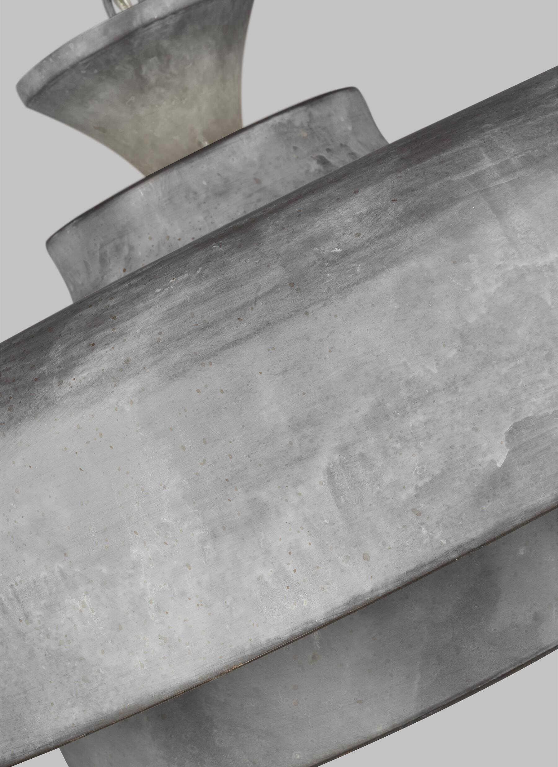 Feiss Haymarket 1 Light Galvanized Ceiling Pendant-Ceiling Pendant Lights-Elstead Lighting-6-Tiffany Lighting Direct