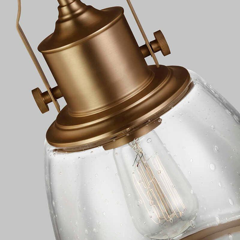 Feiss Hobson 1 Light Aged Brass Medium Ceiling Pendant-Ceiling Pendant Lights-Elstead Lighting-6-Tiffany Lighting Direct