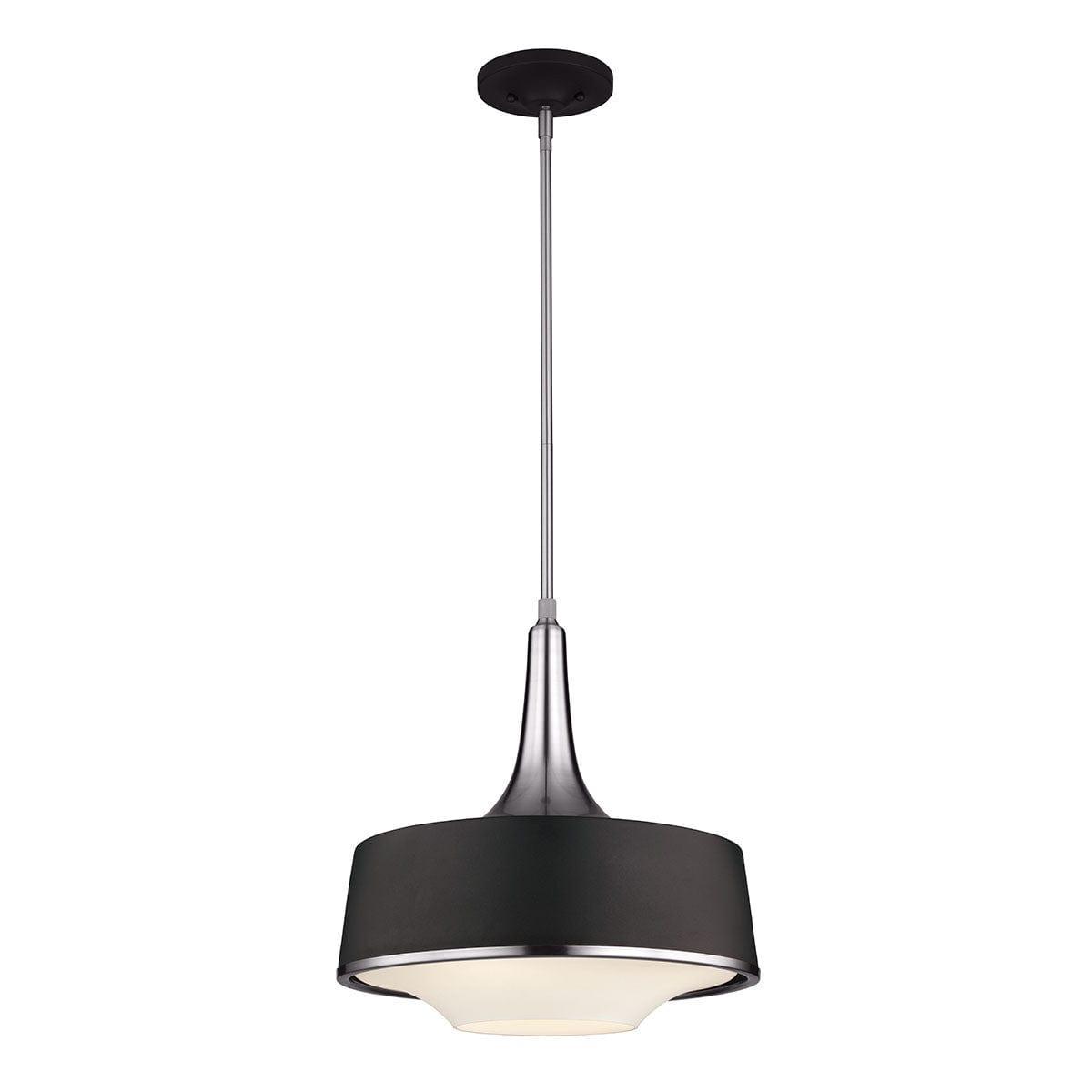 Feiss Holloway 4 Light Black Pendant Light-Ceiling Pendant Lights-Elstead Lighting-1-Tiffany Lighting Direct