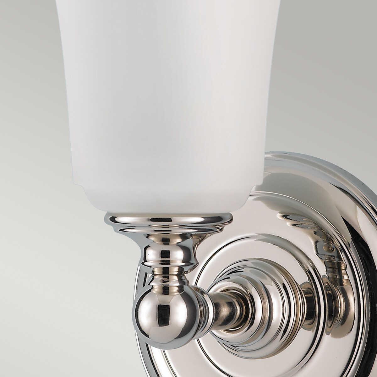feiss huguenot lake polished chrome finish bathroom wall light Living Room Close Up