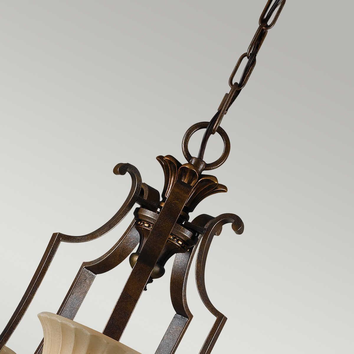 Feiss Kelham Hall Gold & Bronze 5 Light Chandelier-Elstead Lighting-4-Tiffany Lighting Direct