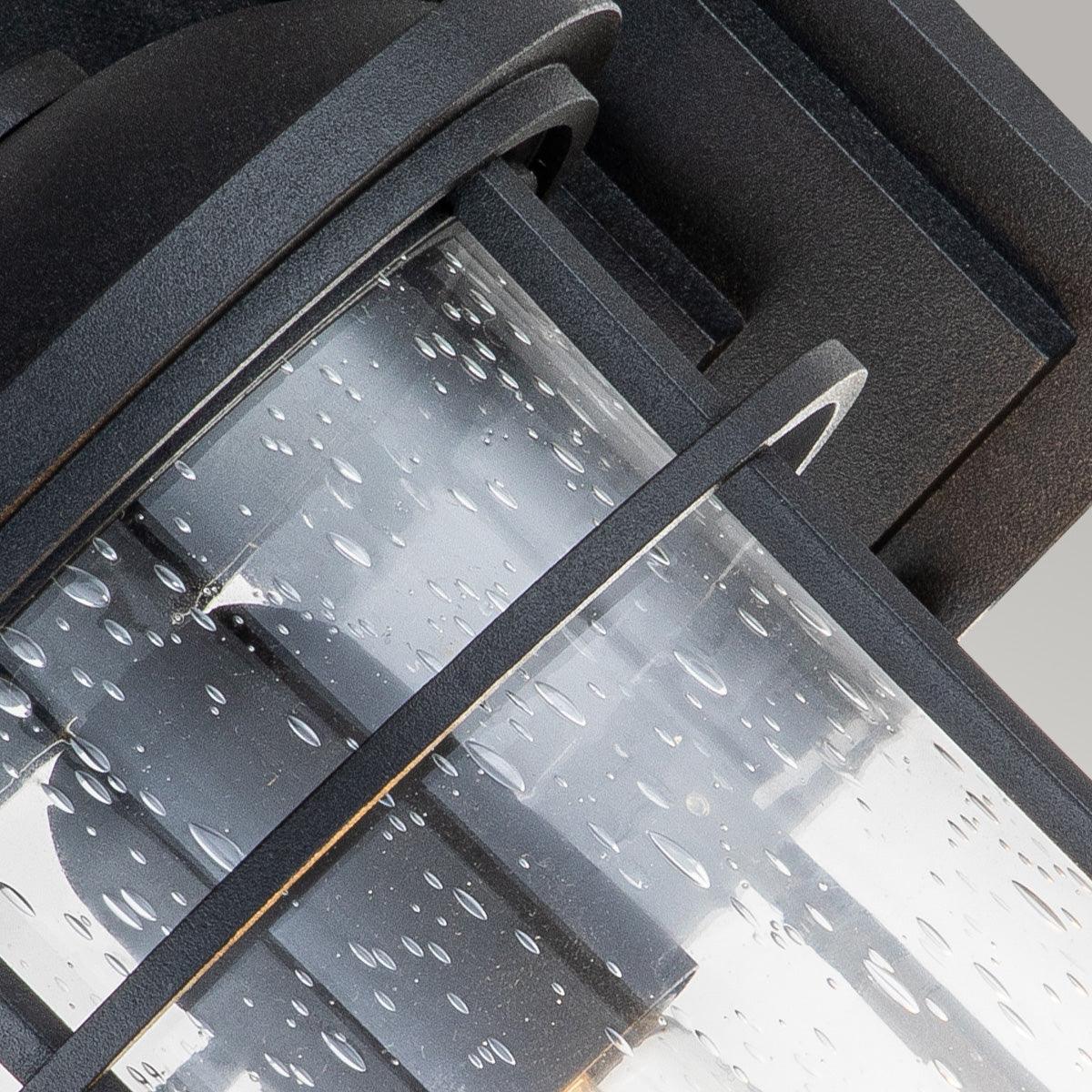 feiss lighthouse 1 light medium black outdoor wall lantern Living Room Close Up