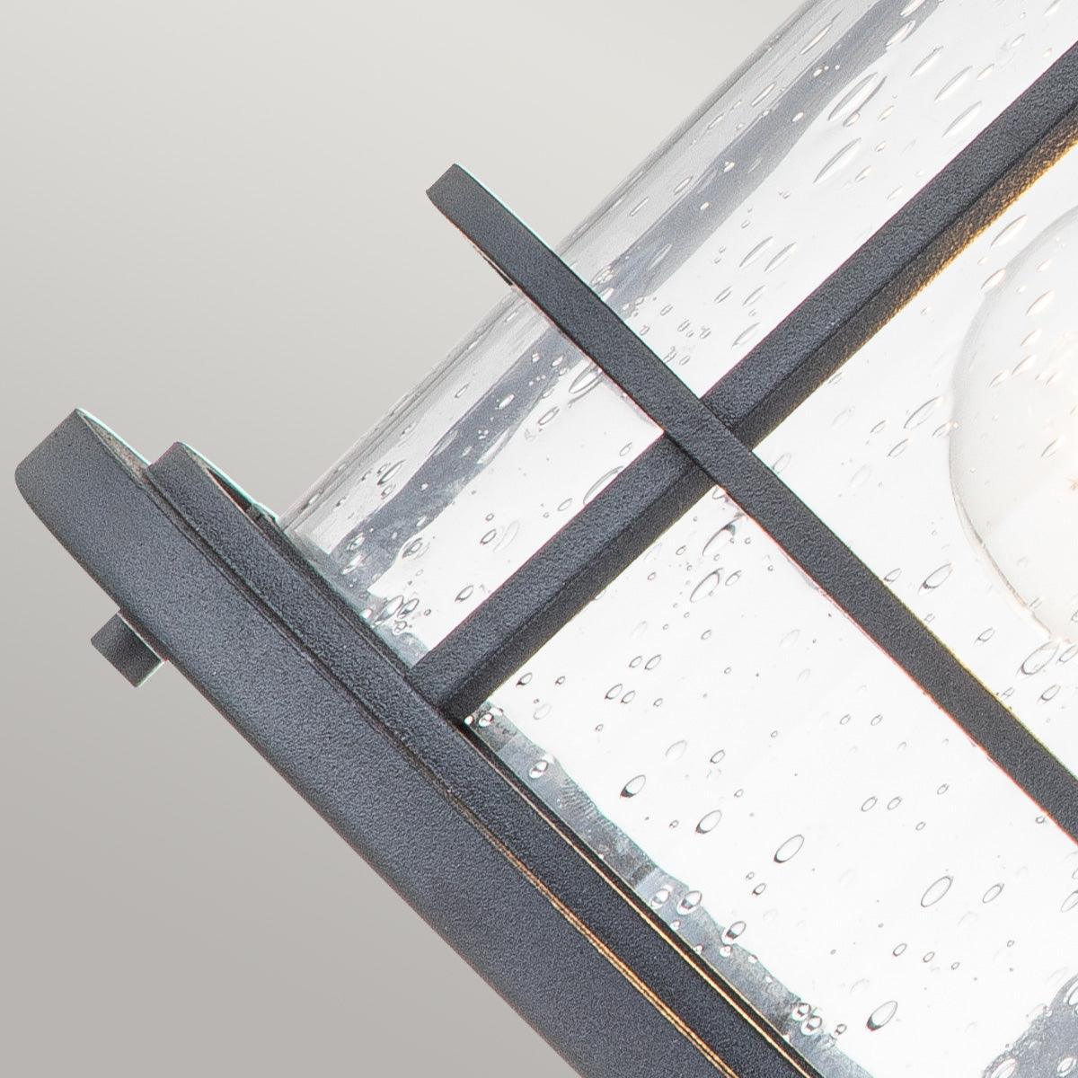 feiss lighthouse 1 light medium black outdoor wall lantern Close Up LED Bulb