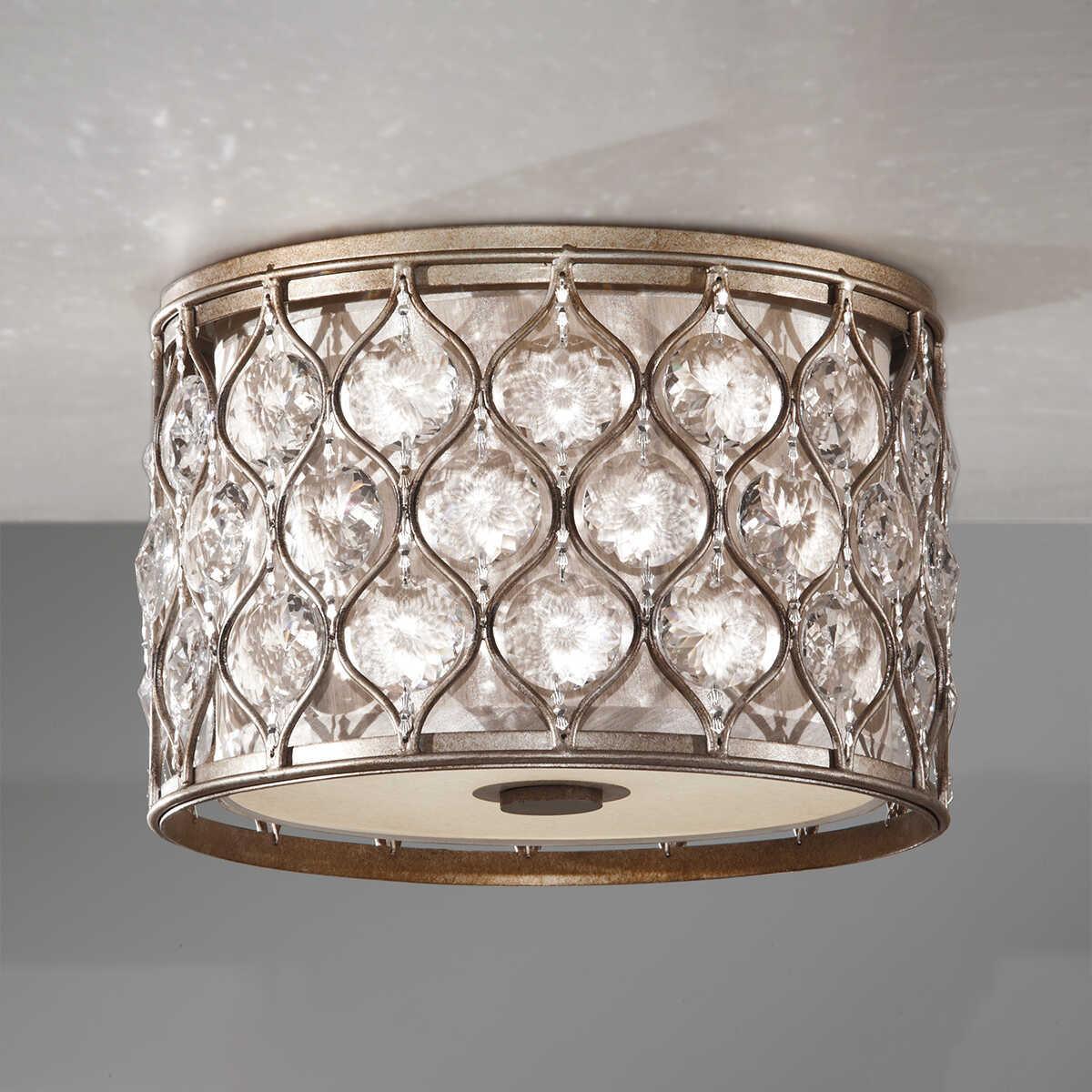 Traditional Ceiling Pendant Lights - Feiss Lucia Flush Mount Ceiling Light FE/LUCIA/F