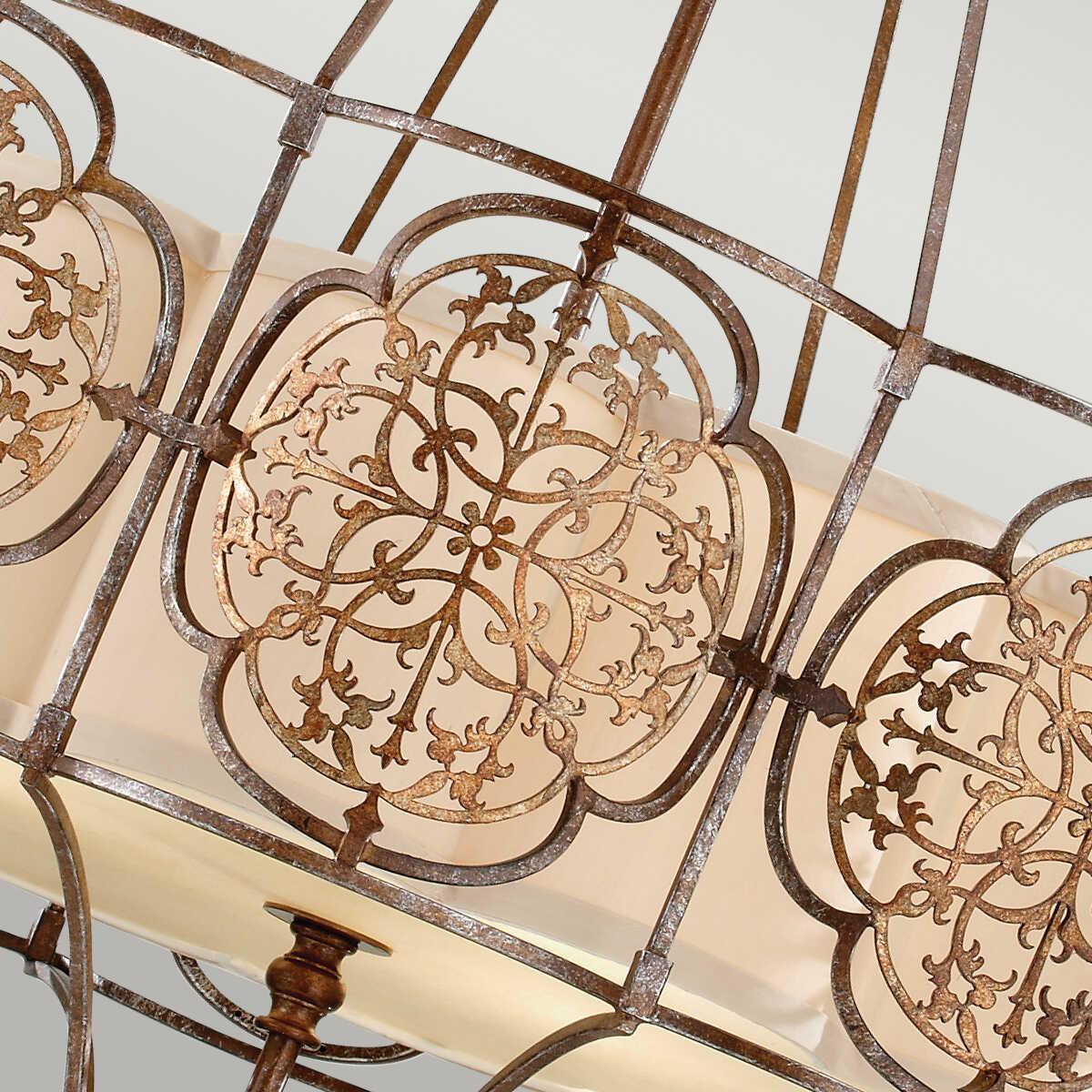 Feiss Marcella 4 Light Bronze Chandelier-Elstead Lighting-6-Tiffany Lighting Direct