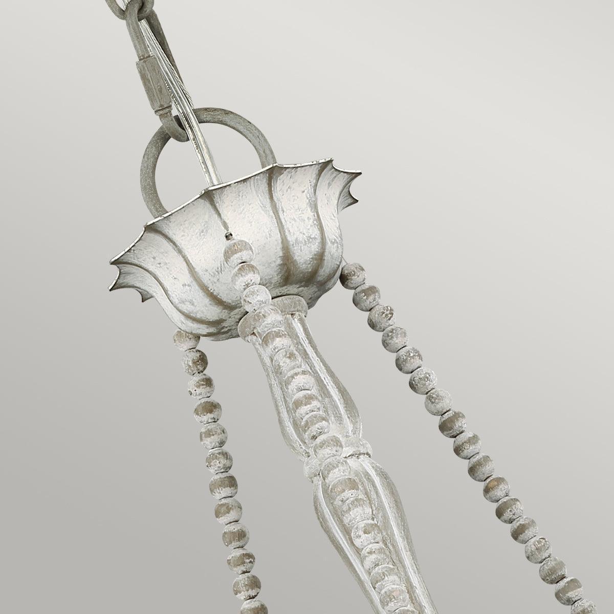 Elstead Lighting Feiss Maryville 3 Light Grey Chandelier-Elstead Lighting-2-Tiffany Lighting Direct