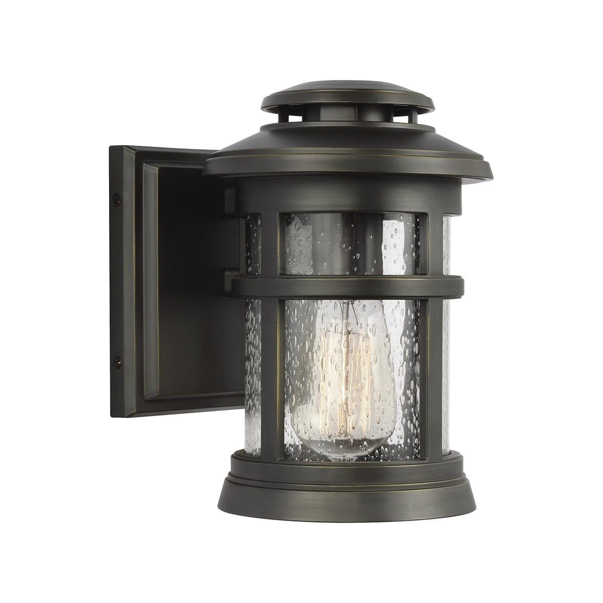 Feiss Newport 1 Lt Small Bronze Wall Outdoor Lantern 1