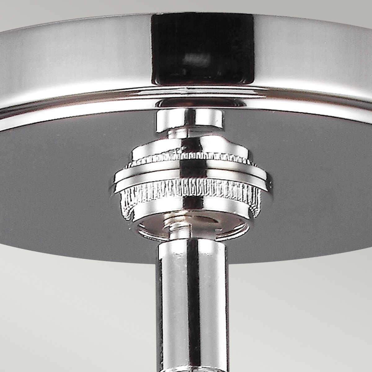 feiss paulson 1 light mini pendant chrome bathroom light Close Up