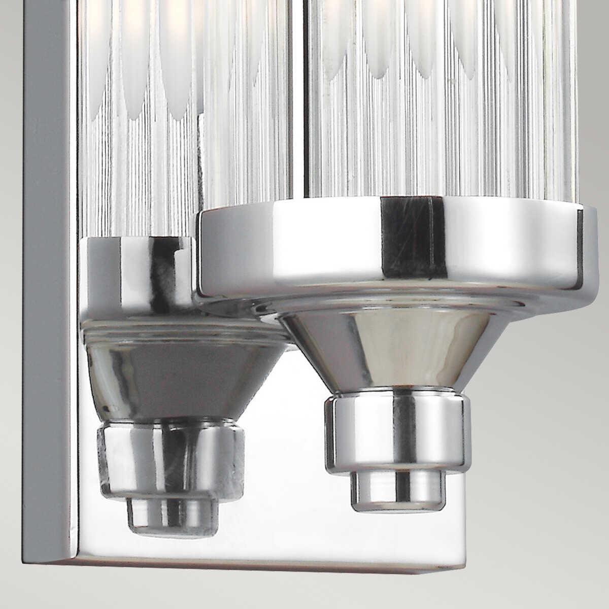 feiss paulson 4 light chrome bathroom ceiling light Detailed Close Up