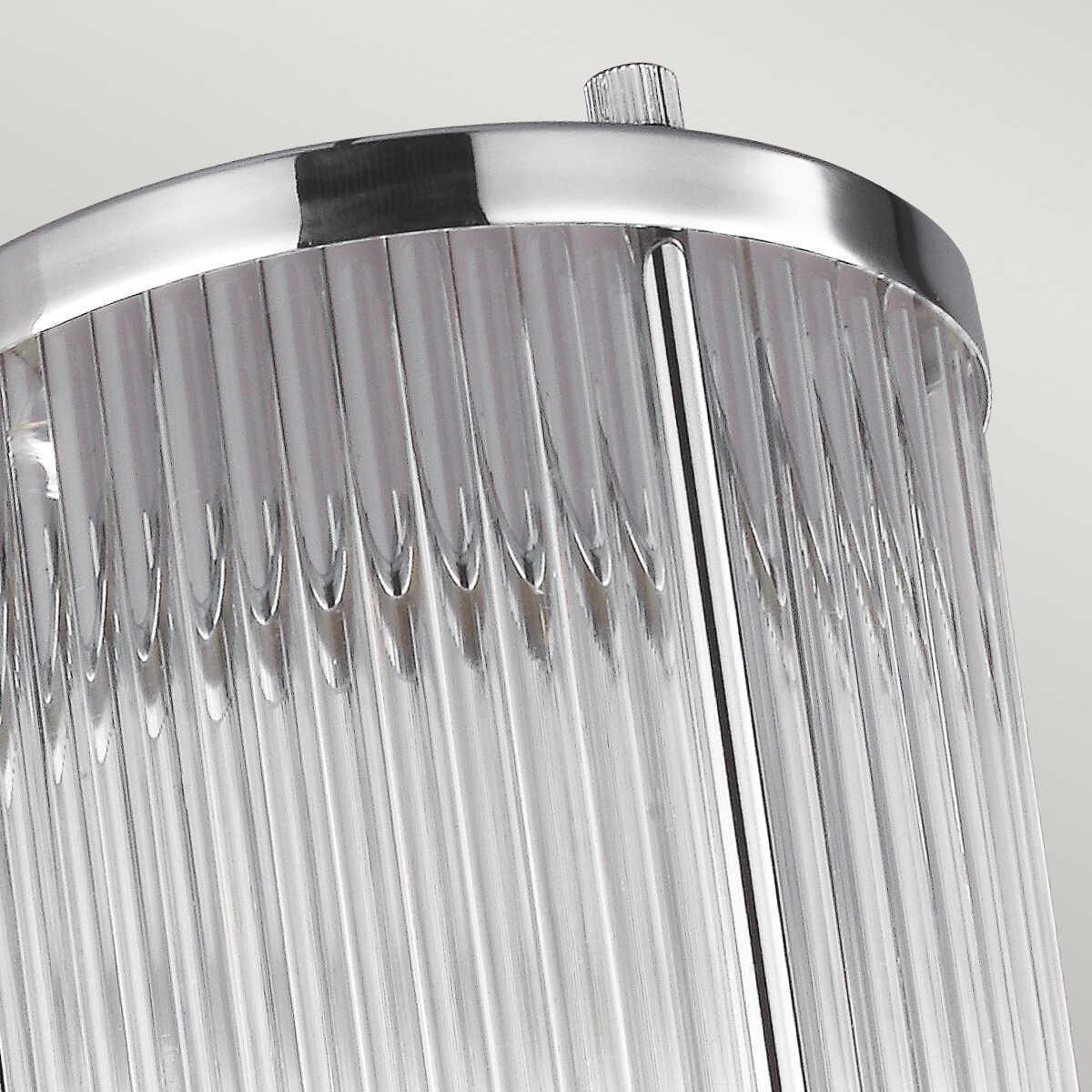 feiss paulson 1 light chrome bathroom wall light Close Up LED Bulb