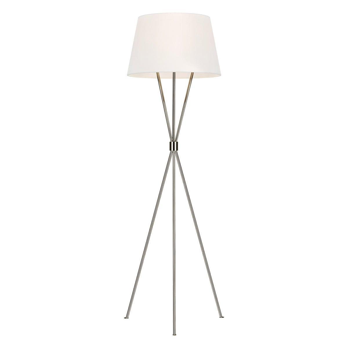 Feiss Penny 1 Light Nickel Floor Lamp - Elstead Lighting by Elstead Lighting 1