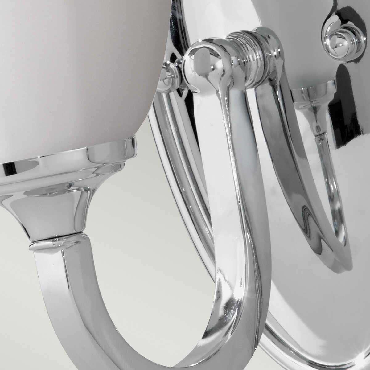 feiss perry polished chrome finish bathroom wall light Close Up