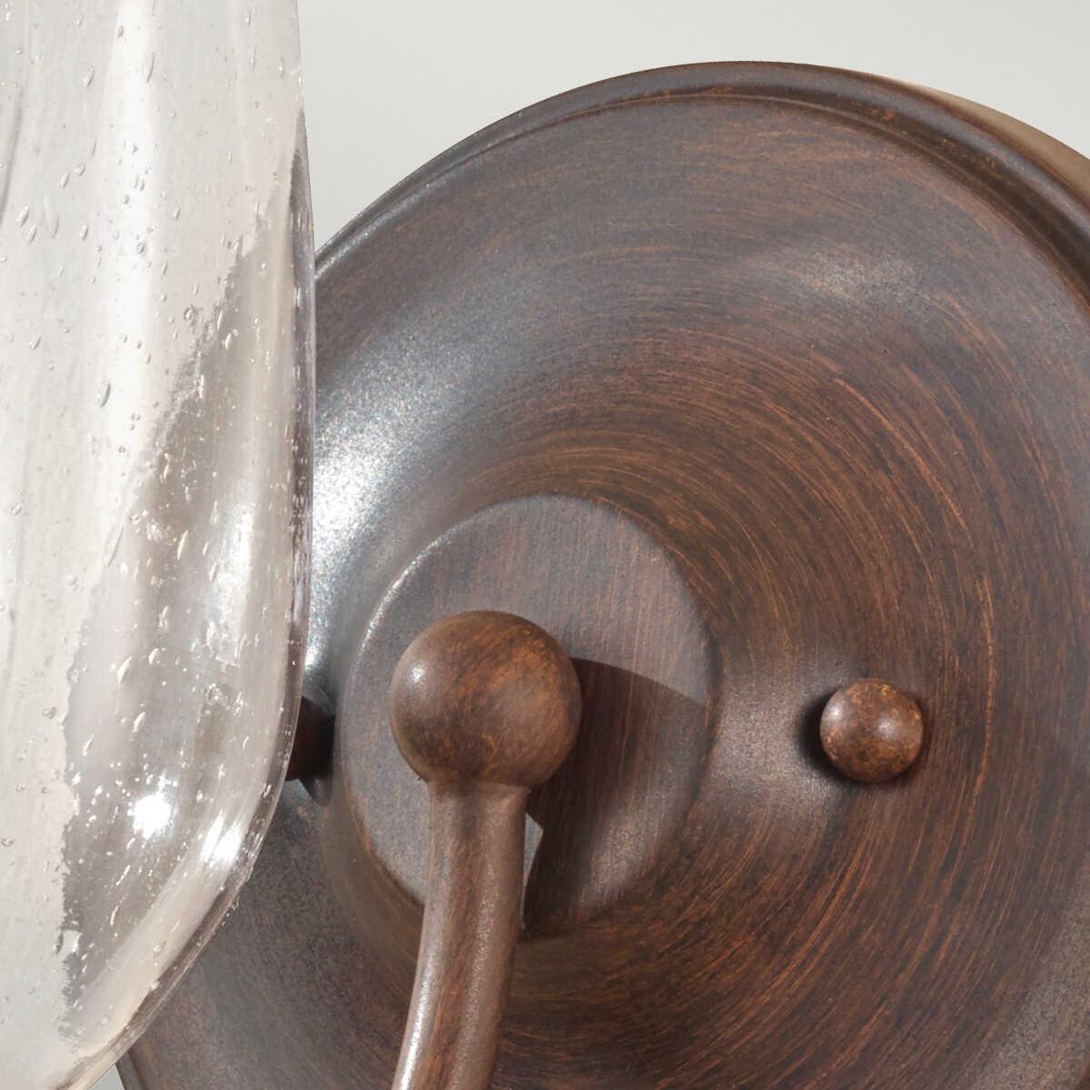 Feiss Pickering Lane 1 Light Bronze Wall Light,FE-PICKERING-LANE1,Elstead Lighting livign room close up