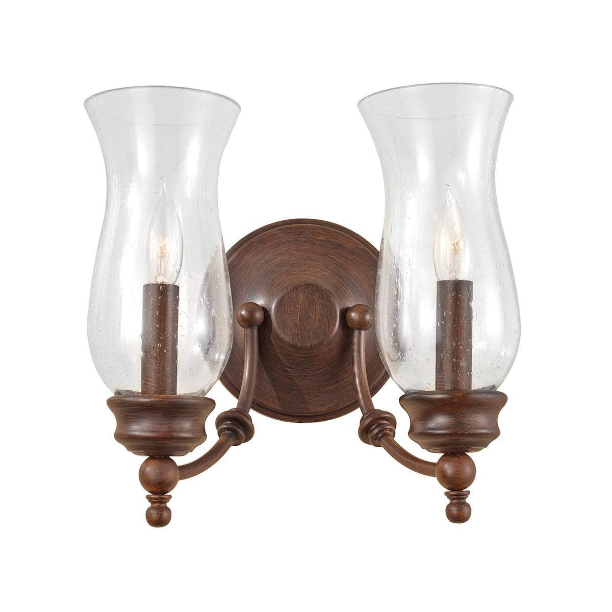 Feiss Pickering Lane 2 Light Bronze Wall Light,FE-PICKERING-LANE2,Elstead Lighting,1