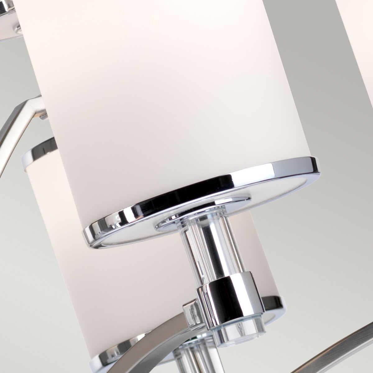 Feiss Prospect Park 9 Light Chandelier - Nickel & Chrome-Elstead Lighting-2-Tiffany Lighting Direct