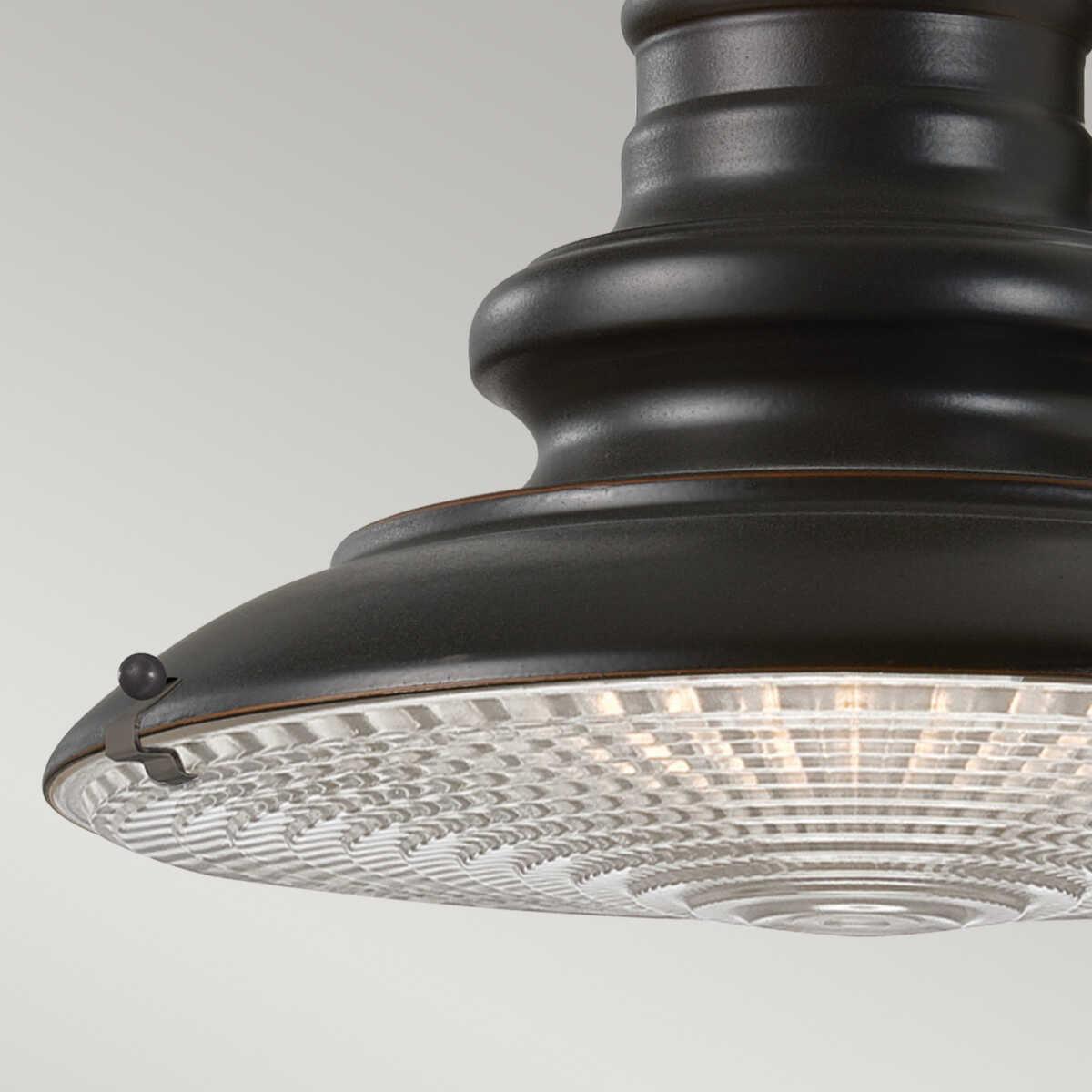 Feiss Redding Station Small Outdoor Wall Light by exterior wall image close up