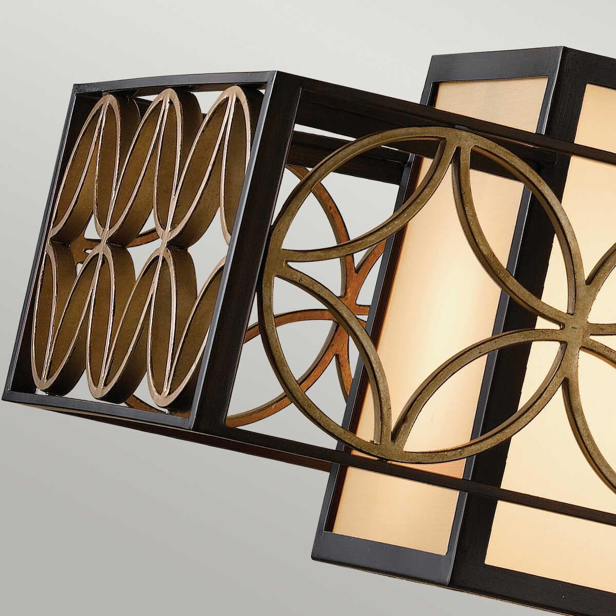 Feiss Remy Bronze And Gold Finish 4 Light Chandelier Image 8