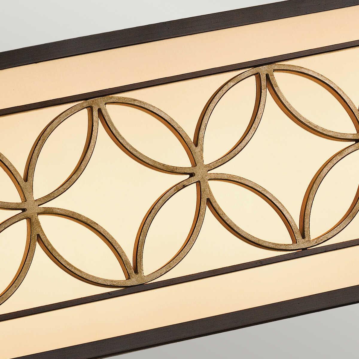 Feiss Remy Bronze And Gold Finish 4 Light Chandelier Image 9