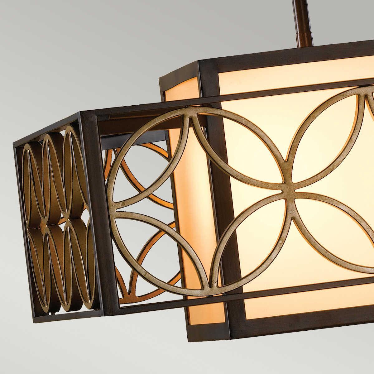 Feiss Remy Bronze & Gold 1 Light Ceiling Pendant-Ceiling Pendant Lights-Elstead Lighting-6-Tiffany Lighting Direct