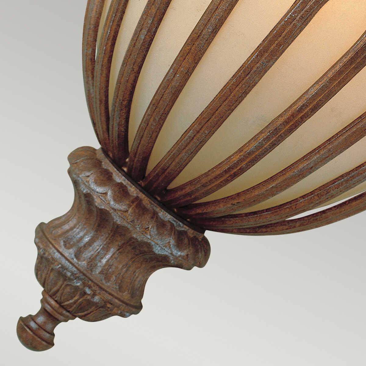 Feiss Stirling Castle 1 Light Bronze Wall Light Living Room Close Up