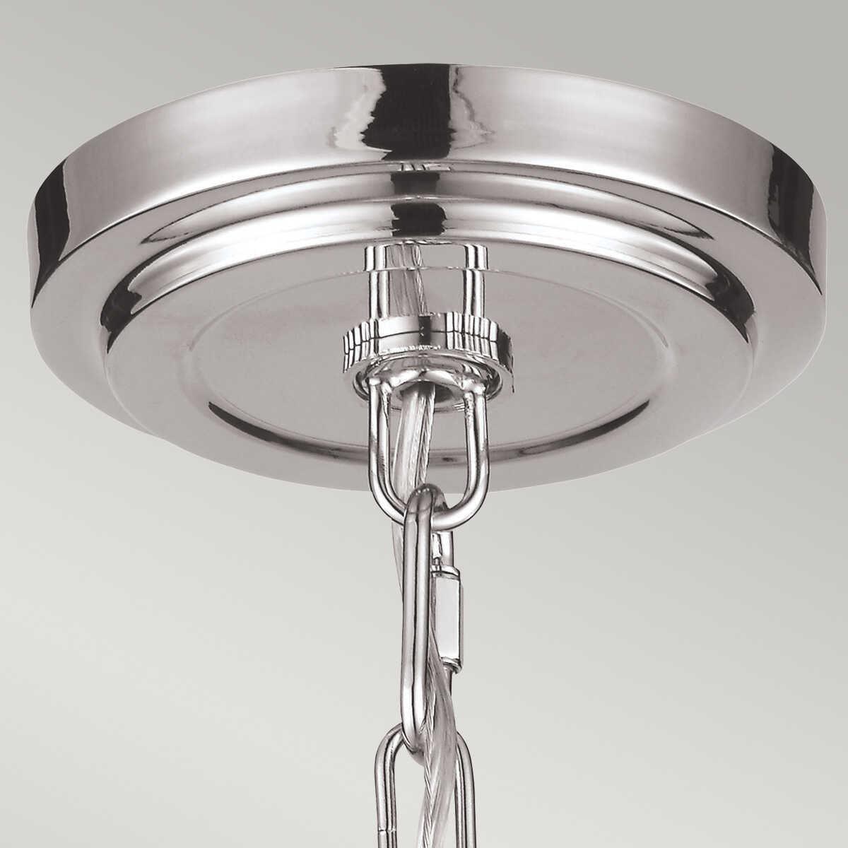 Feiss Tabby Brushed Steel Pendant Ceiling Light-Ceiling Pendant Lights-Elstead Lighting-3-Tiffany Lighting Direct