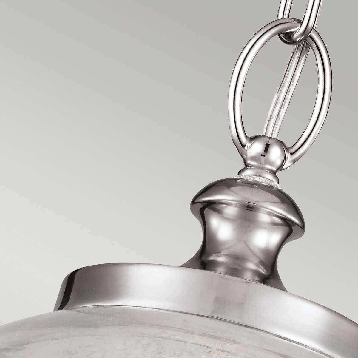 Feiss Tabby Brushed Steel Pendant Ceiling Light-Ceiling Pendant Lights-Elstead Lighting-4-Tiffany Lighting Direct