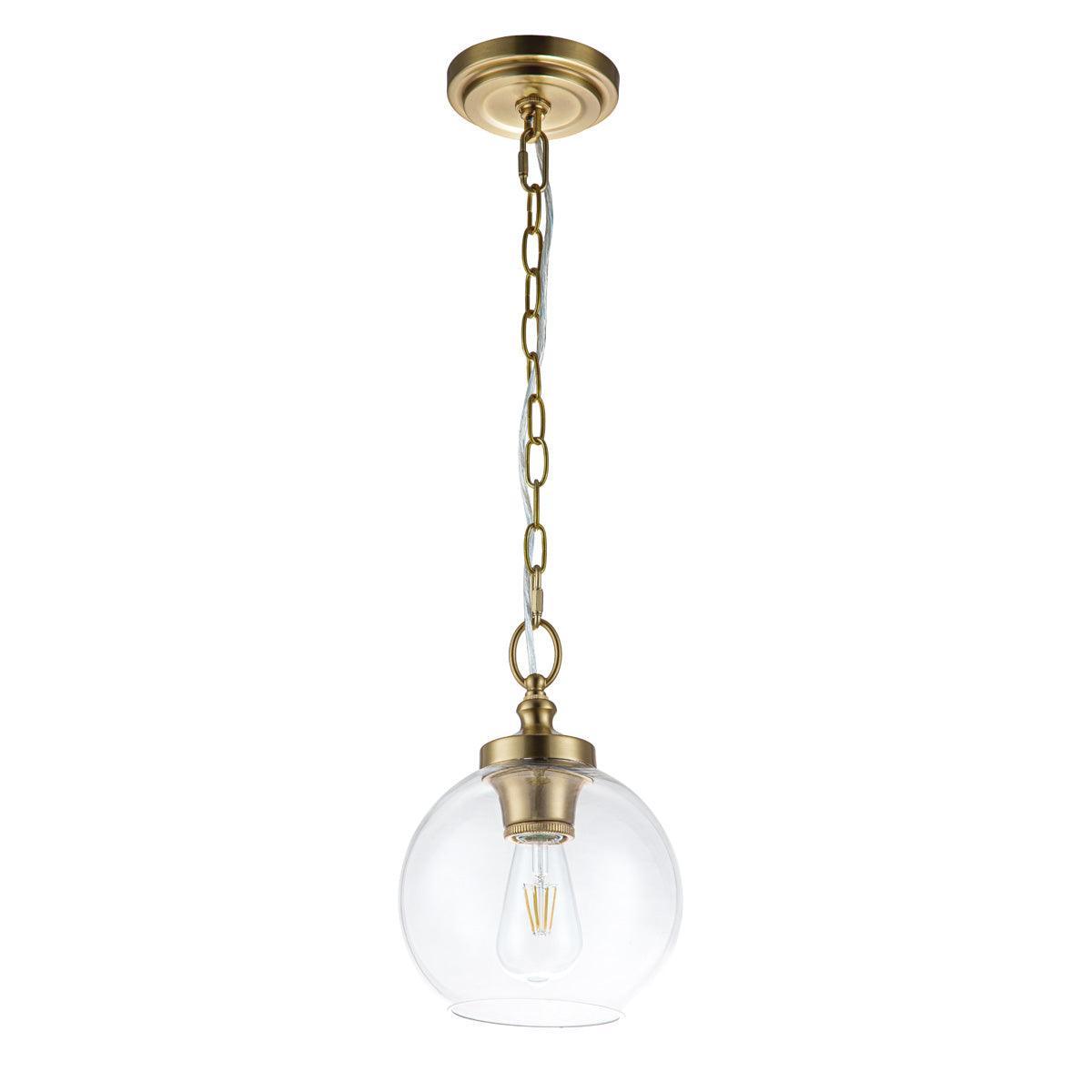 Feiss Tabby 1 Light Mini Pendant - Clear Glass Shade-Ceiling Pendant Lights-Elstead Lighting-6-Tiffany Lighting Direct
