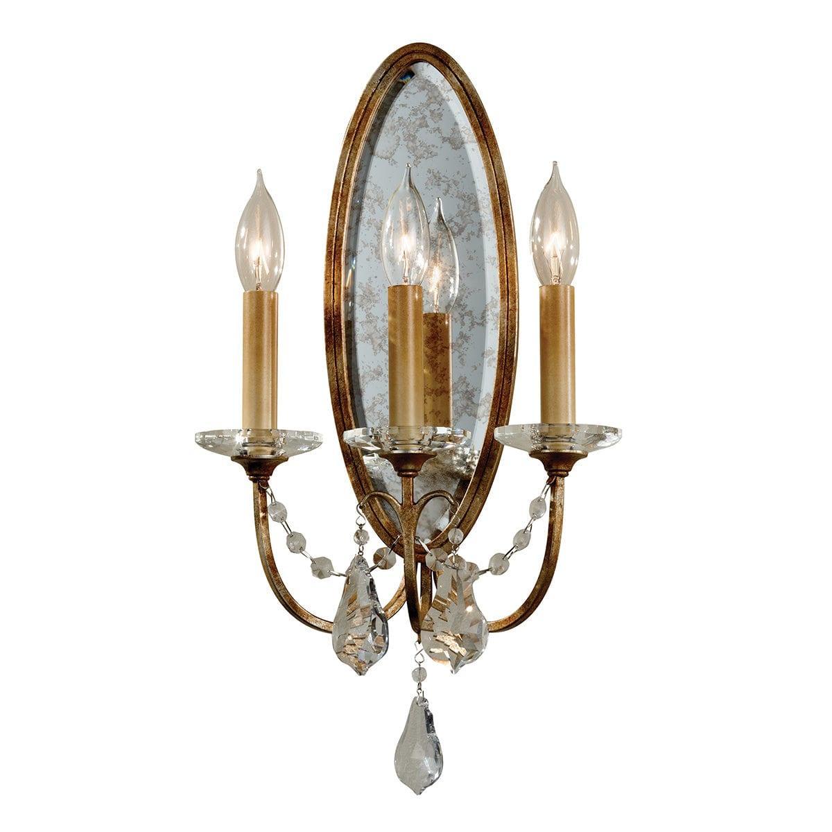 Feiss Valentina 3 Light Bronze Wall Light FE-VALENTINA-W3,Elstead Lighting,1