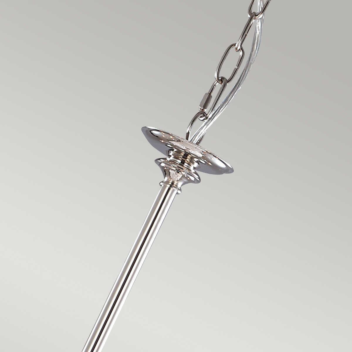 Elstead Finsbury Park Polished Nickel 9 Light Chandelier-Elstead Lighting-5-Tiffany Lighting Direct