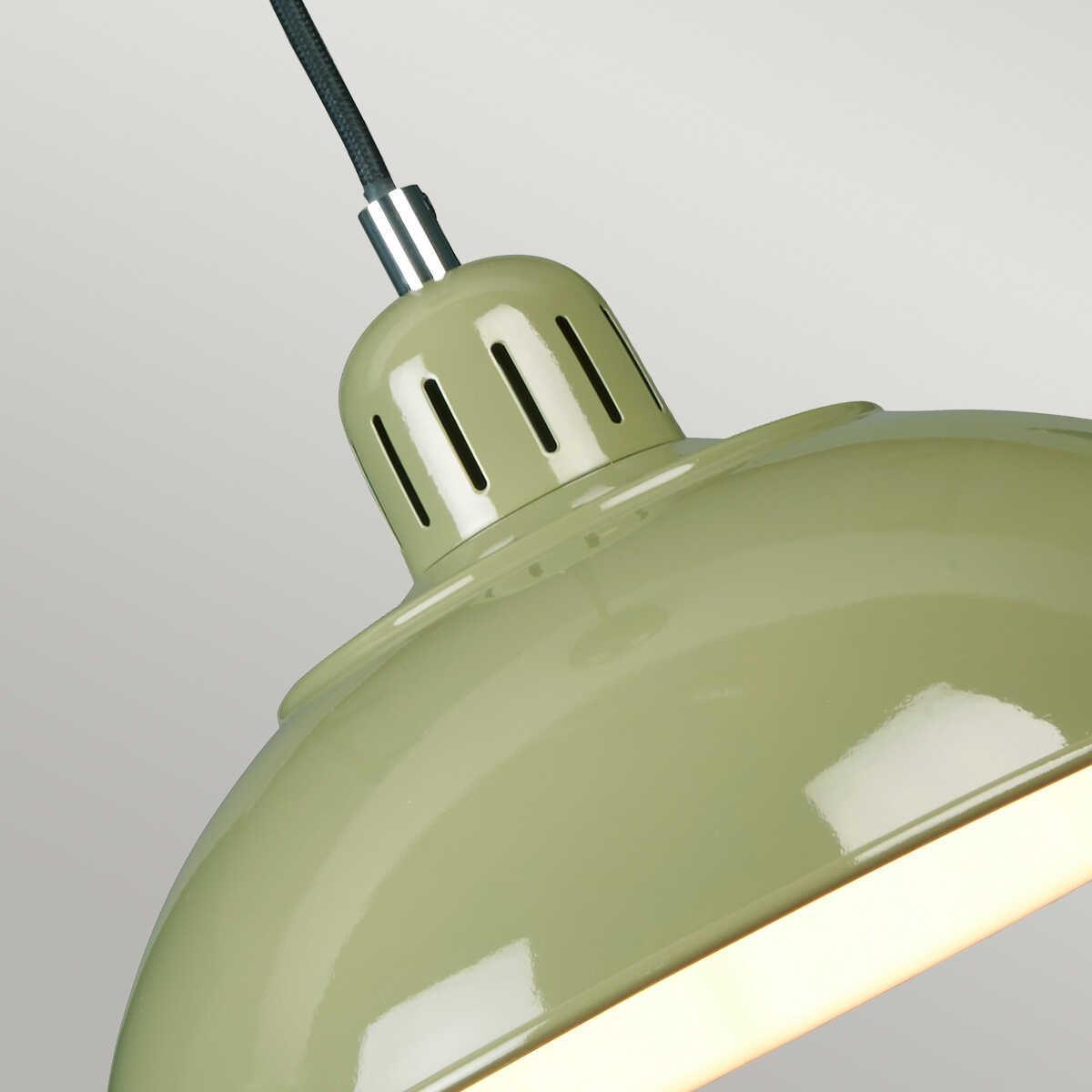 Elstead Lighting Franklin 1 Light Green Ceiling Pendant Light-Ceiling Pendant Lights-Elstead Lighting-6-Tiffany Lighting Direct