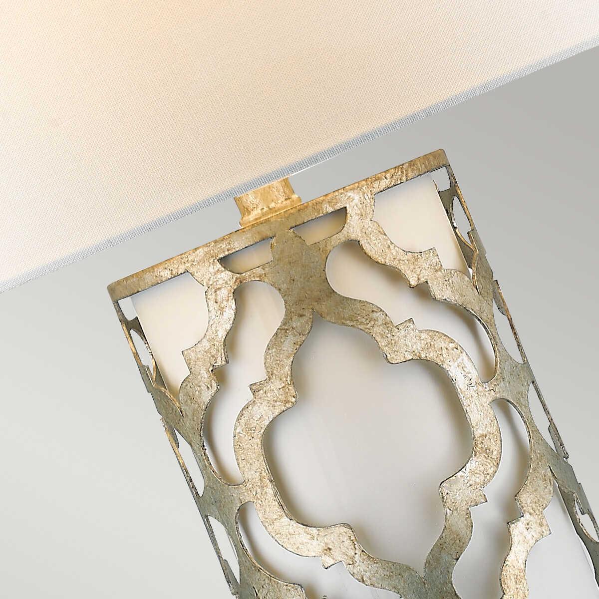 Gilded Nola Arabella 1 Light Silver Table Lamp 2