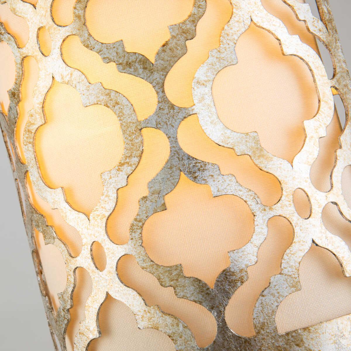 Gilded Nola Arabella 1 Light Gold Wall Light Living Room Close Up
