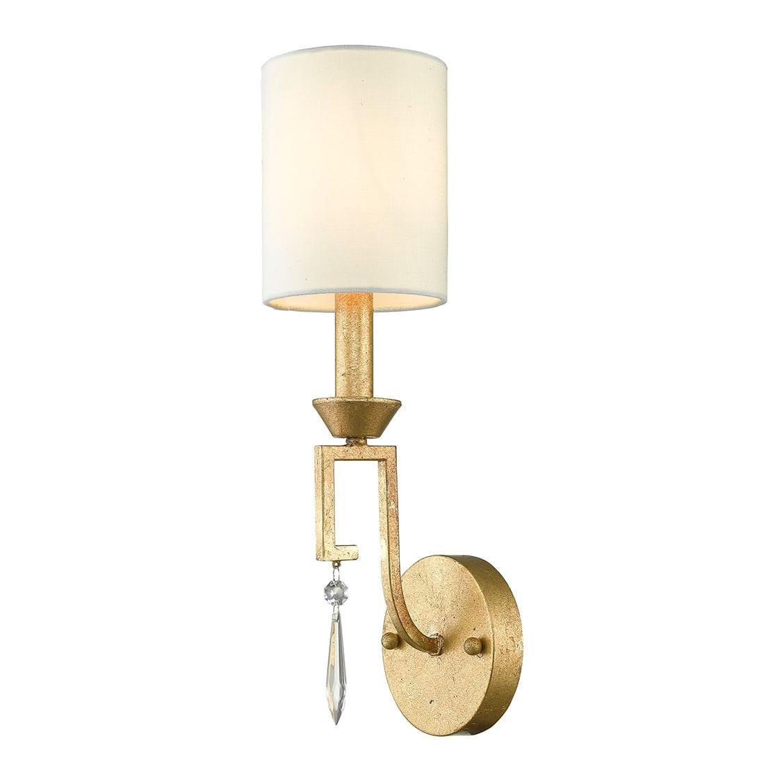 Gilded Nola Lemuria 1 Light Gold Wall Light image 1