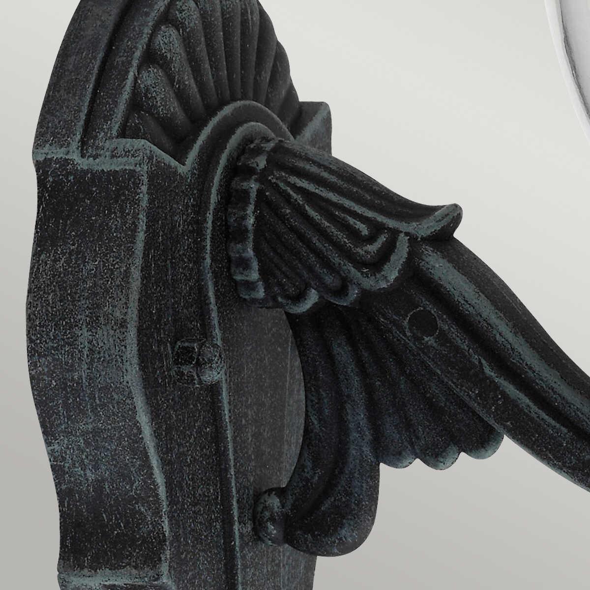 Elstead Elkstone Verdigris Finish Outdoor Wall Lantern 4