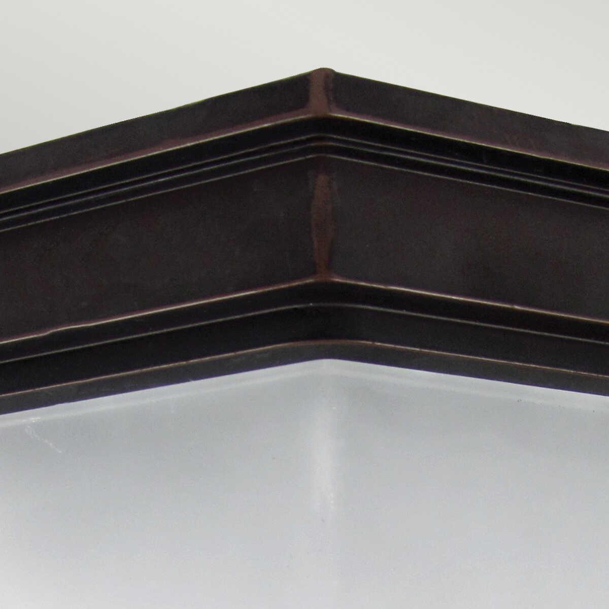 elstead fairford old bronze finish outdoor flush lantern Close Up LED Bulb