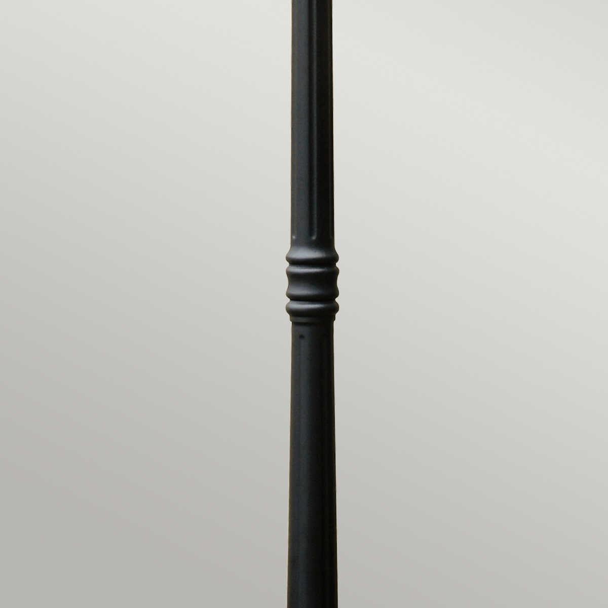 elstead ledbury black finish outdoor lamp post Close Up LED Bulb