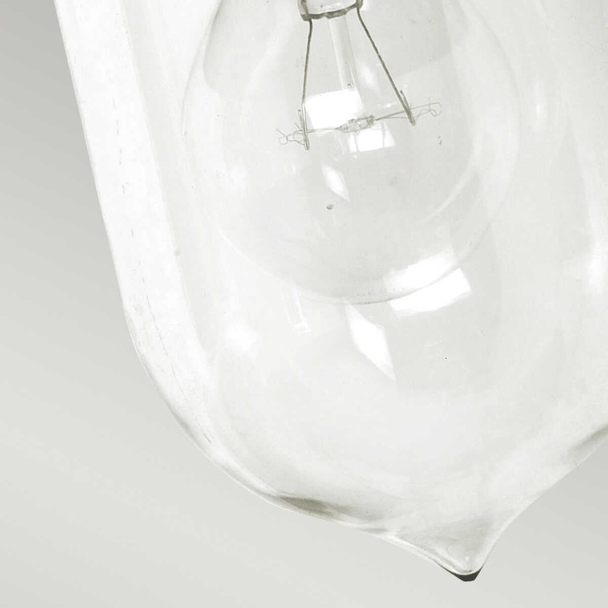 elstead sandown black finish outdoor wall lantern Close Up LED Bulb