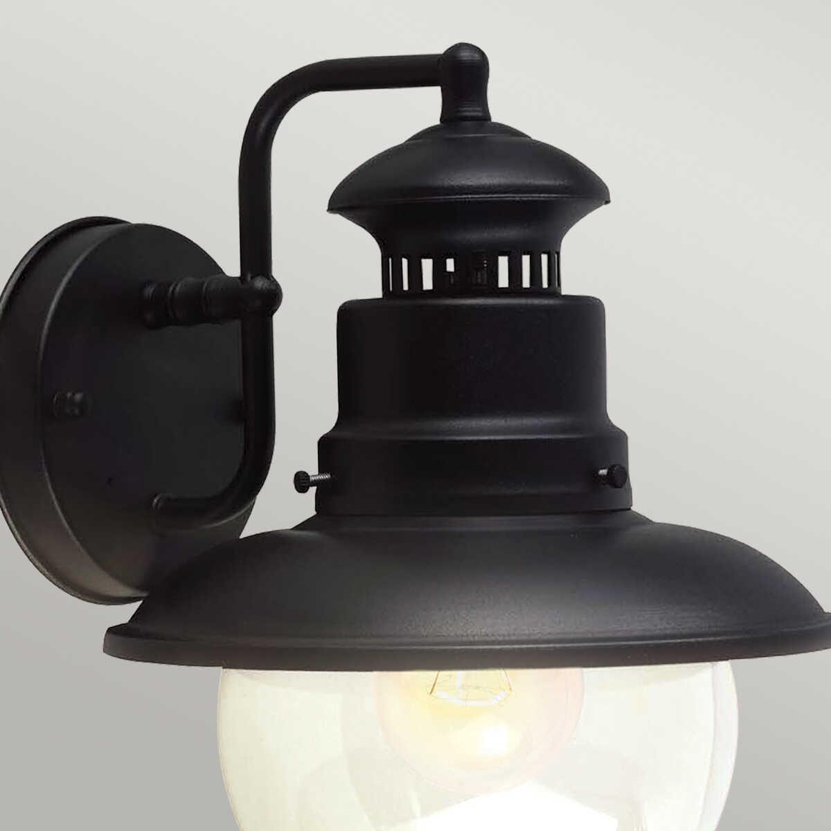 elstead shipston black finish outdoor wall lantern IP rating image