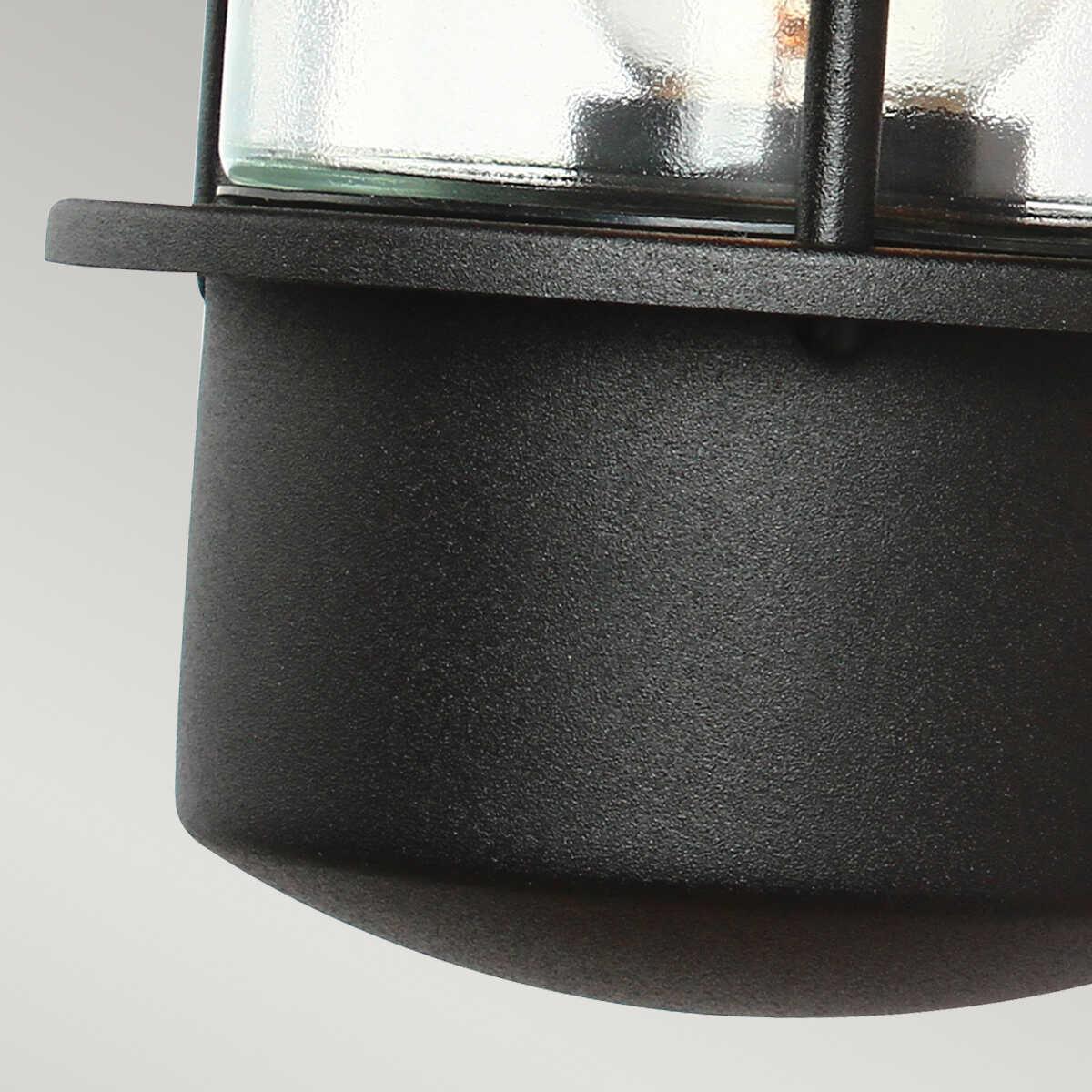 elstead helsingor black outdoor pir wall light Living Room Close Up