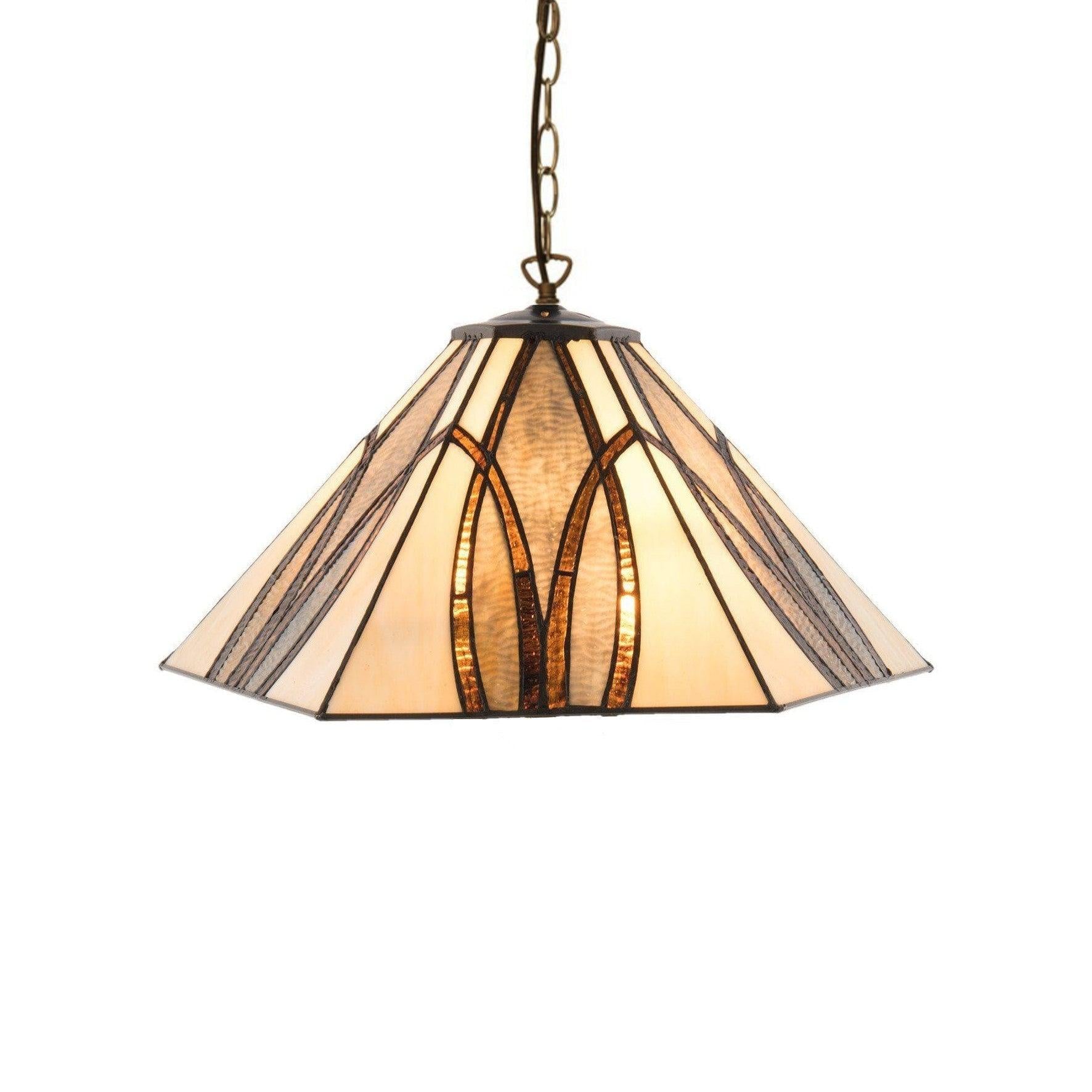 Hereford Tiffany Ceiling Light - Tiffany Lighting Direct